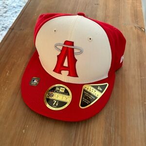 NWT Low Profile Angels Baseball Cap New Era 7 1/8